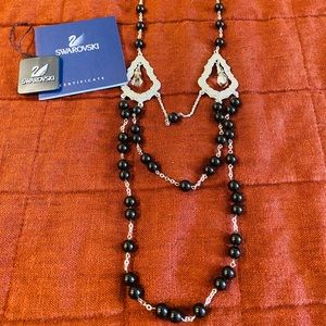 Swarovski layered necklace